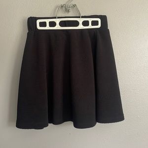 black skirt